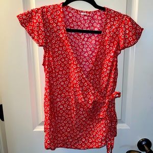 Wrap blouse